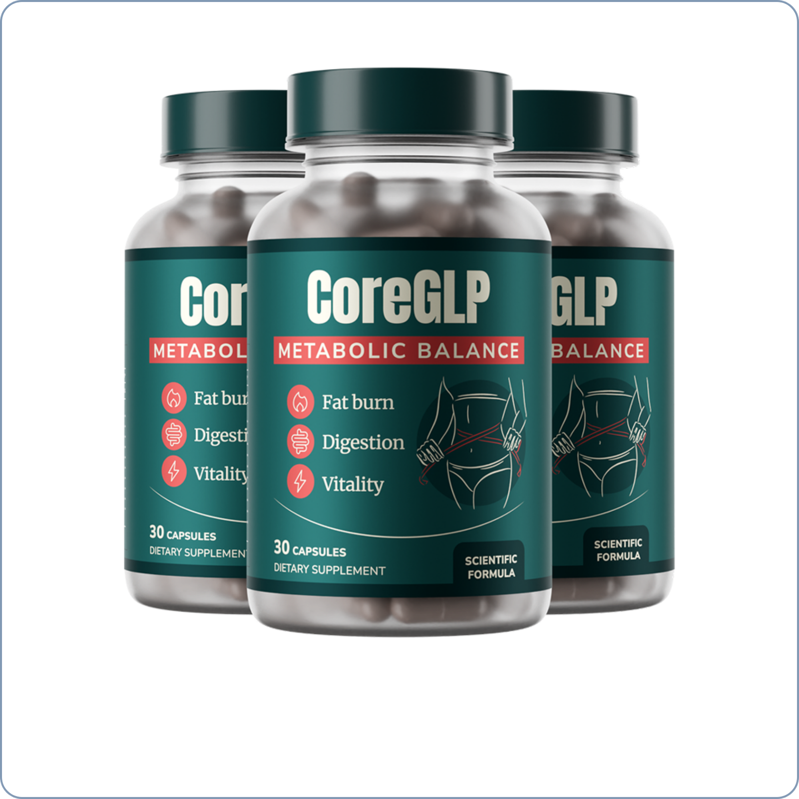 CoreGLP - 3 flacons, complément alimentaire